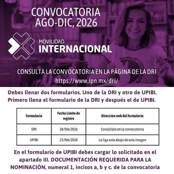 Convocatoria de Movilidad Internacional